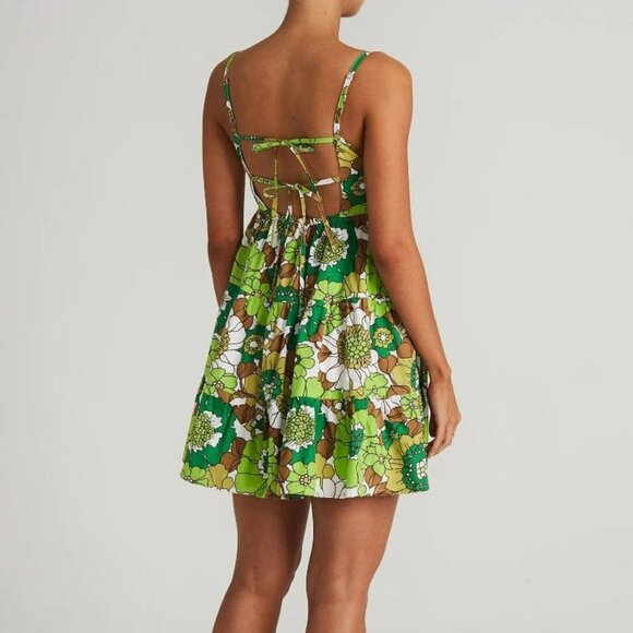 FAITHFULL THE BRAND Cecelie Mini Dress Camilla Floral Print Size 6 NWT - Picture 16 of 16